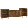 TV-Möbel Salivestru aus geräucherter Eiche 160x35x55cm (Holz)