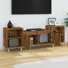 TV-Möbel Salivestru aus geräucherter Eiche 160x35x55cm (Holz)