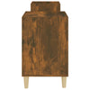 TV-Möbel Salivestru aus geräucherter Eiche 160x35x55cm (Holz)