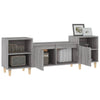 Graues TV-Möbel Salivestru 160x35x55cm (Holz)