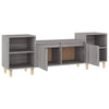 Graues TV-Möbel Salivestru 160x35x55cm (Holz)