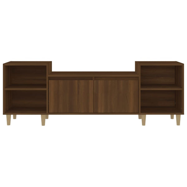 Ruskea tammi tv-taso Salivestru 160x35x55cm (puinen)