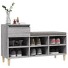 Grauer Schuhschrank Nemiea 102x36x60cm (Holz)