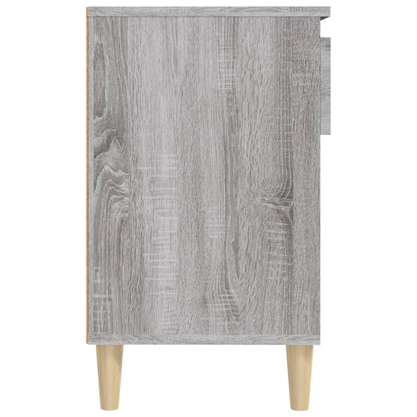 Grauer Schuhschrank Nemiea 102x36x60cm (Holz)