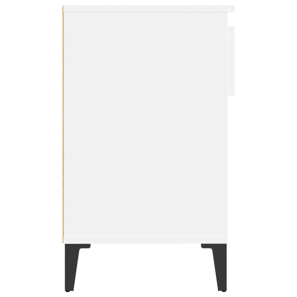 Weißer Schuhschrank Dedina 102x36x60cm (Holz)
