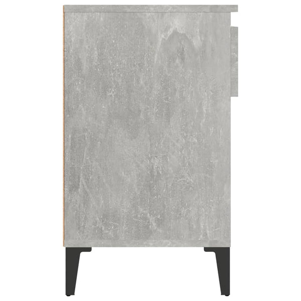 Schuhschrank Dedina 102x36x60cm in Betongrau (Holz)