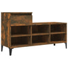 Schuhschrank Dedina Eiche Rauch 102x36x60cm (Holz)