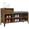 Schuhschrank Dedina Eiche Rauch 102x36x60cm (Holz)