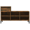 Schuhschrank Dedina Eiche Rauch 102x36x60cm (Holz)