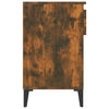 Schuhschrank Dedina Eiche Rauch 102x36x60cm (Holz)