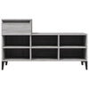 Grauer Schuhschrank Dedina 102x36x60cm (Holz)
