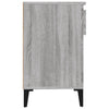 Grauer Schuhschrank Dedina 102x36x60cm (Holz)