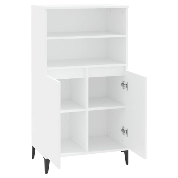 Weißer Schrank Rakhel 60x36x110cm (Holz)