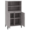 Grauer Schrank Rakhel 60x36x110cm (Holz)