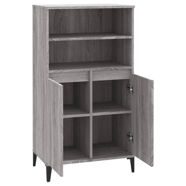 Grauer Schrank Rakhel 60x36x110cm (Holz)