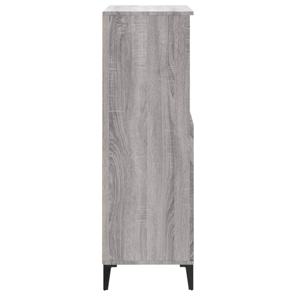 Grauer Schrank Rakhel 60x36x110cm (Holz)