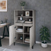 Grauer Schrank Rakhel 60x36x110cm (Holz)