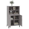 Grauer Schrank Rakhel 60x36x110cm (Holz)