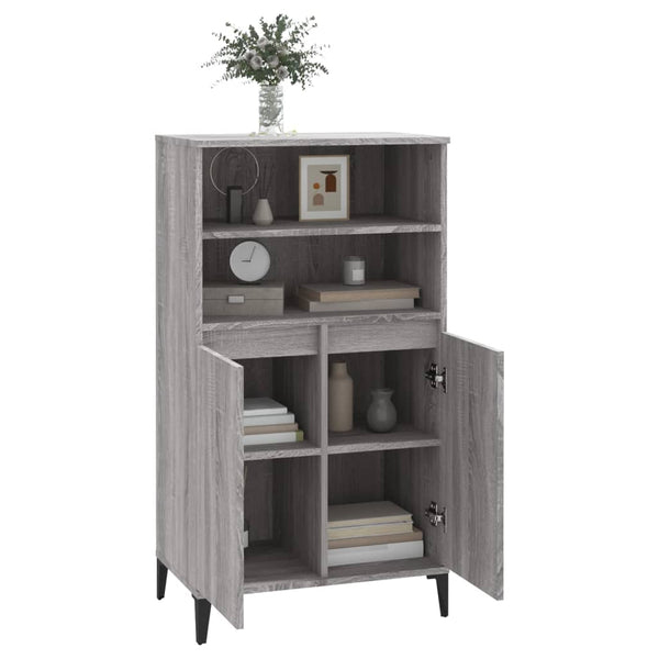 Grauer Schrank Rakhel 60x36x110cm (Holz)