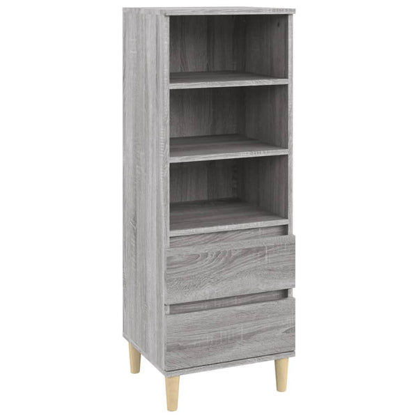Grauer Schrank Pazona 40x36x110cm (Holz)