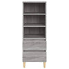Grauer Schrank Pazona 40x36x110cm (Holz)