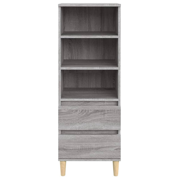 Grauer Schrank Pazona 40x36x110cm (Holz)