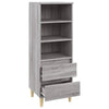 Grauer Schrank Pazona 40x36x110cm (Holz)