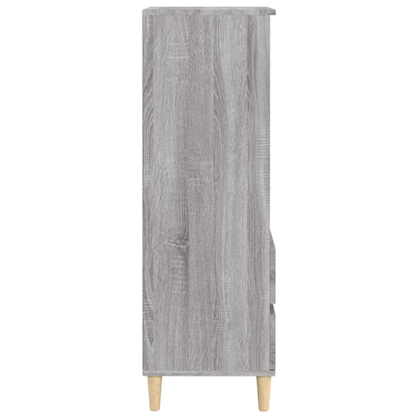 Grauer Schrank Pazona 40x36x110cm (Holz)