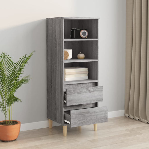 Grauer Schrank Pazona 40x36x110cm (Holz)