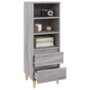 Grauer Schrank Pazona 40x36x110cm (Holz)