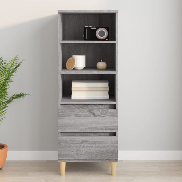 Grauer Schrank Pazona 40x36x110cm (Holz)