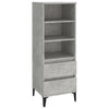 Betongrauer Schrank Carolee 40x36x110cm (Holz)