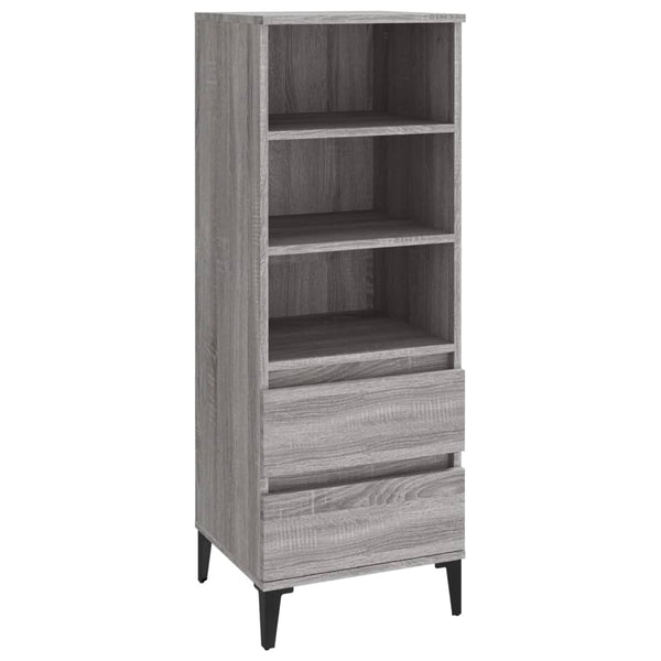 Grauer Schrank Carolee 40x36x110cm (Holz)