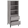Grauer Schrank Carolee 40x36x110cm (Holz)