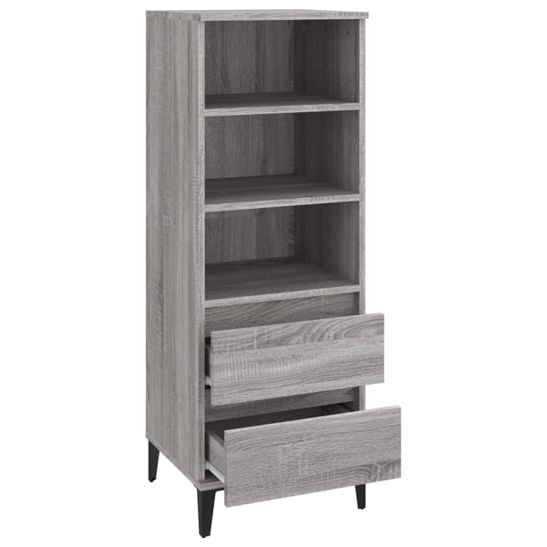 Grauer Schrank Carolee 40x36x110cm (Holz)