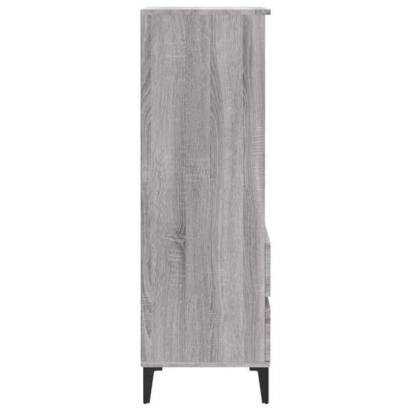 Grauer Schrank Carolee 40x36x110cm (Holz)