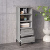 Grauer Schrank Carolee 40x36x110cm (Holz)