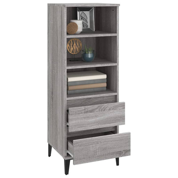 Grauer Schrank Carolee 40x36x110cm (Holz)