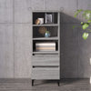 Grauer Schrank Carolee 40x36x110cm (Holz)