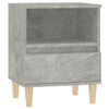 Betoninharmaa yöpöydät Metaxula 40x35x50cm (2 kpl)