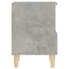 Betoninharmaa yöpöydät Metaxula 40x35x50cm (2 kpl)