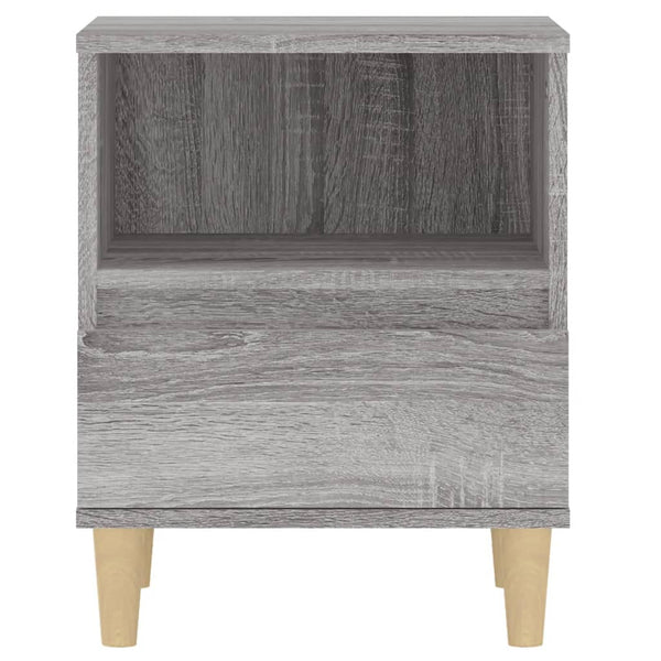 Harmaa yöpöydät Metaxula 40x35x50cm (2 kpl)