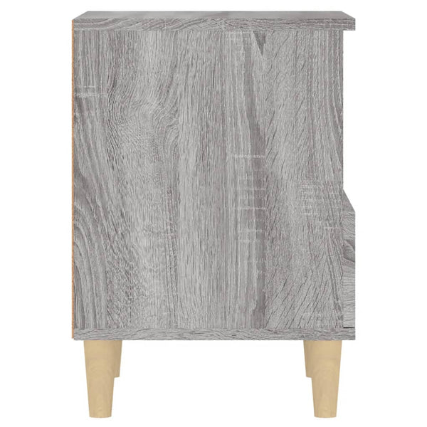 Harmaa yöpöydät Metaxula 40x35x50cm (2 kpl)