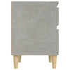 Nachttisch Mircur 40x35x50cm in Betongrau
