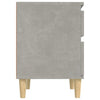 Nachttische Mircur 40x35x50cm (2 Stück) Betongrau