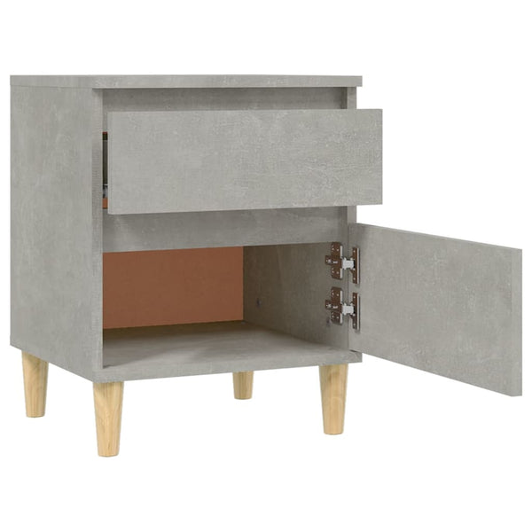 Nachttische Mircur 40x35x50cm (2 Stück) Betongrau