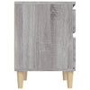 Nachttische Mircur grau 40x35x50cm (2 Stück Sonoma)