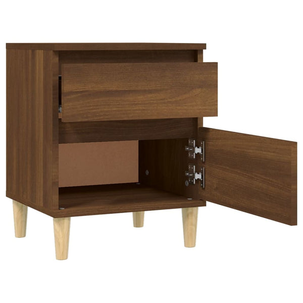 Nachttisch Mircur 40x35x50cm (Eiche) braun