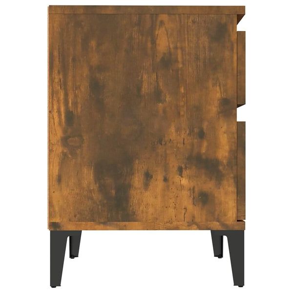 Nachttische aus Rauchereiche Jailyn 40x35x50cm (2 St.)