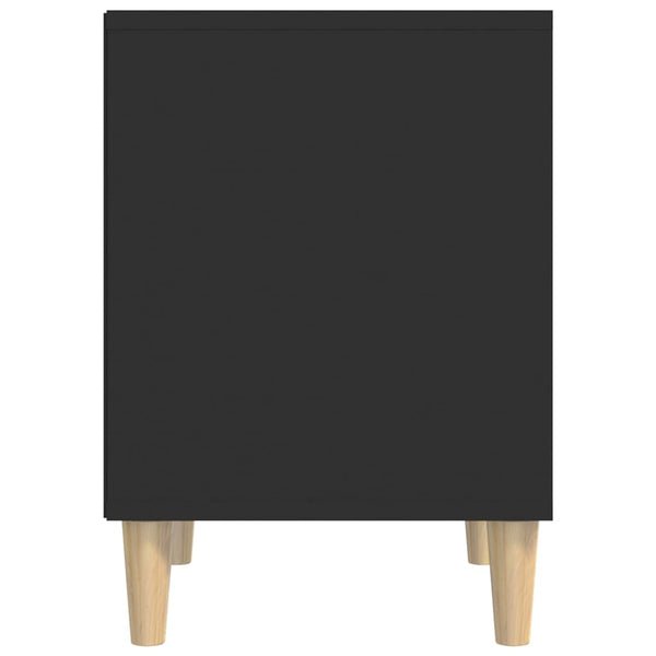Schwarze Nachttische Vijdan 40x35x50cm (2 St.)